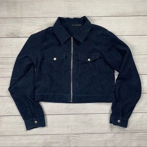 Navy Blue Corduroy Jacket